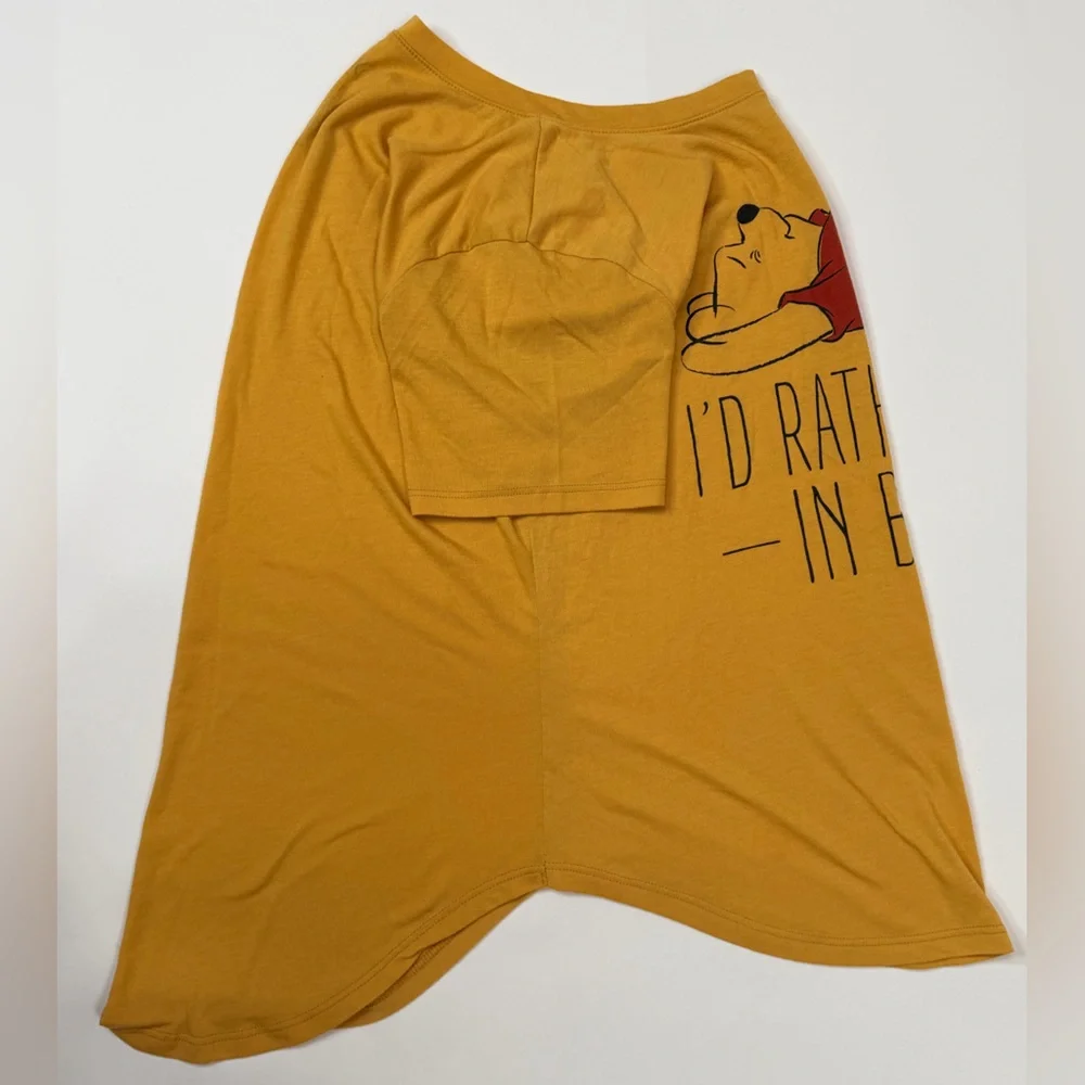 Winnie the Pooh Bear Sleep Shirt Disney T Shirt Graphic Tee Lounge Wear Top PJs - Picture 7 of 17
